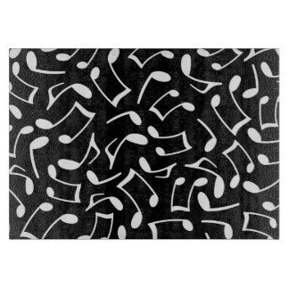 白黒音楽ノート カッティングボード