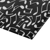 白黒音楽ノート カッティングボード (角)