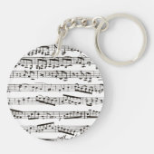 白黒音符 キーホルダー (裏面)