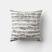 白黒音符 クッション (裏面)
