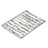 白黒音符 ノートブック (左側)