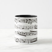 白黒音符 マグカップ (中央)