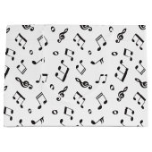 白黒音符 ラージペーパーバッグ (正面)