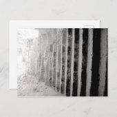 白黒風景写真階段 ポストカード (正面/裏面)