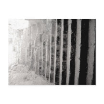 白黒風景写真階段