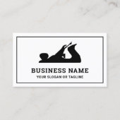 白黒飛行機大工 名刺 (正面)