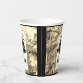 白黒食べドリンクとビィハッピーハローウィン 紙コップ (右)