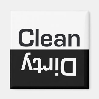 白黒食洗機クリーン汚れ磁石 マグネット