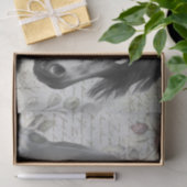 白黒馬のフローラの切り離し 薄葉紙 (ギフト)