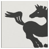 白黒馬の模様 ファブリック (クローズアップ)