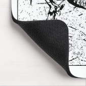 白黒馬の骨組 マウスパッド (コーナー)