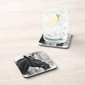 白黒馬スケッチ コースター (右側)