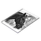 白黒馬スケッチ ノートブック (左側)