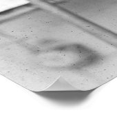 白黒馬、ヴィンテージ写真 ポスター (角)