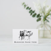 白黒馬 名刺 (スタンド正面)