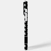 白黒駒チェス駒カスタムモノグラム Case-Mate iPhoneケース (裏面 / 左)