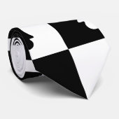 白黒駒パターン- ネクタイ (ロール)