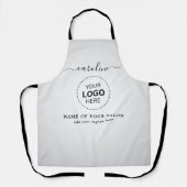 白黒髪サロンエプロン エプロン (正面)