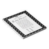 白黒魅力的赤ちゃんシャワー単語の検索ゲーム ノートパッド (アングル)