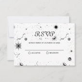 白黒魔法ムーンクリスタルボール 出欠カード (正面)