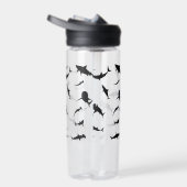 白黒鮫クジラ模様 ウォーターボトル (右面)