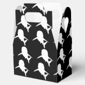 白黒鮫クジラ模様 フェイバーボックス (オープン)