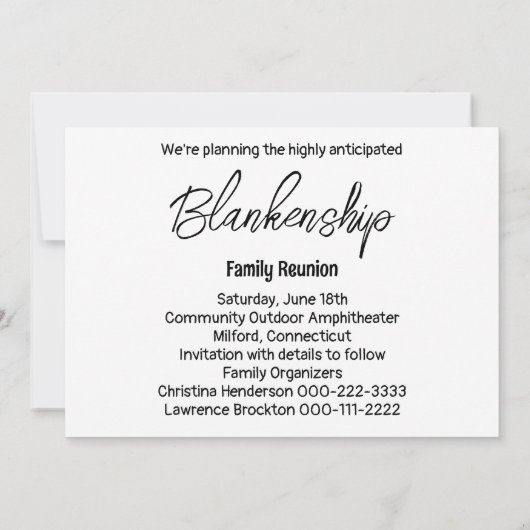 白黒鶏のサークルスイカ食べ物のスイカ 招待状 (裏面)