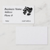 白黒鷲の名刺 名刺 (正面/裏面)