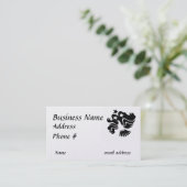 白黒鷲の名刺 名刺 (スタンド正面)