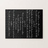 白黒10の命令のパズル- ジグソーパズル (横)