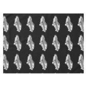 白黒1967ブイックリビエラポップ・アートのアート テーブルクロス (正面(横))