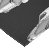 白黒1967ブイックリビエラポップ・アートのアート テーブルクロス (アングル)