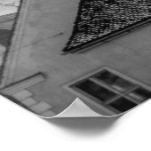 白黒1968年ヨーロッパのライトワーカー ポスター (角)