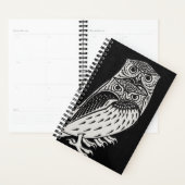 白黒2つのフクロウby Julie de Graag 2022 プランナー手帳 (ディスプレー)
