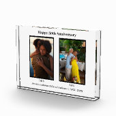 白黒2フォトコラージュ記念日 フォトブロック (右)