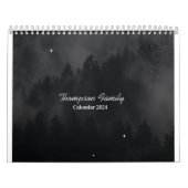 白黒2写モダン真2024 カレンダー (カバー)