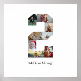 白黒2号写真コラージュ ポスター