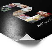 白黒2枚写真コラージュ フォトプリント            (角)