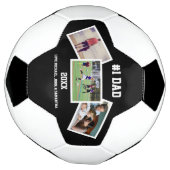 白黒3写真父の日 サッカーボール (回転)