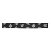 白黒3重クレフ、 音符記号雪片パターン