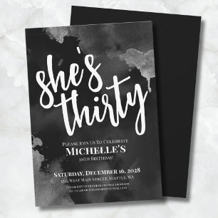白黒30歳 招待状