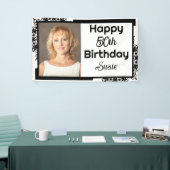 白黒50誕生日 横断幕 (トレードショー)