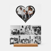 白黒7フォトコラージュ アクリルサイン (正面)