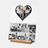 白黒7フォトコラージュ アクリルサイン (傾斜)