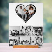 白黒7フォトコラージュ アクリルサイン (ニュートラル)