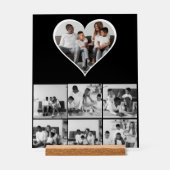 白黒7フォトコラージュ アクリルサイン (正面)