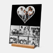 白黒7フォトコラージュ アクリルサイン (傾斜)