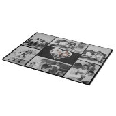 白黒7フォトコラージュ カッティングボード (角)