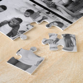 白黒7フォトコラージュ ジグソーパズル (側面)