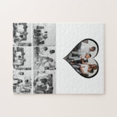 白黒7フォトコラージュ ジグソーパズル (横)